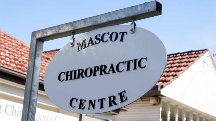 Chiropractic Mascot NSW Office Sign